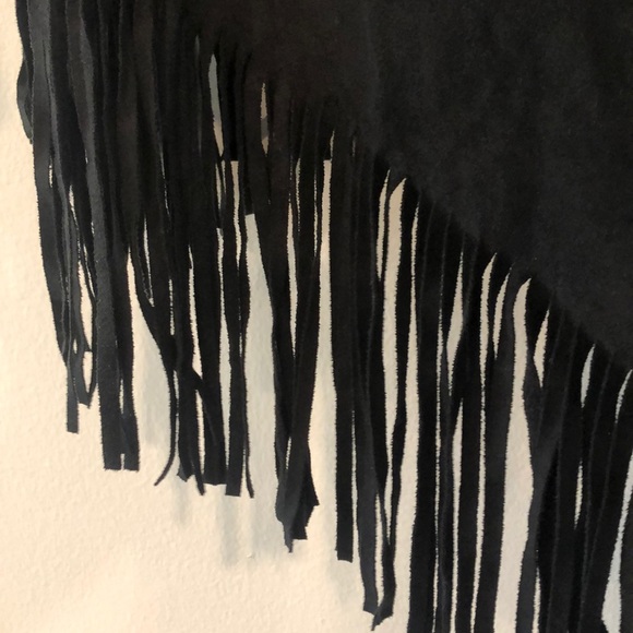 Bohemian goth fringe cardigan - Picture 3 of 4